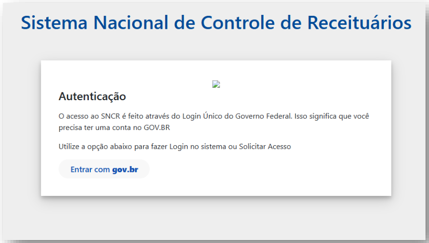 Acesso ao portal SNCR com gov.br